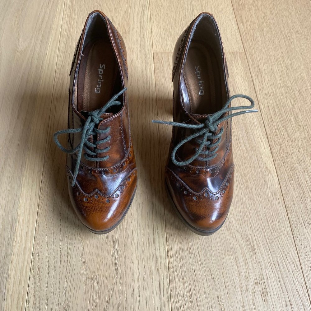 Brown heels